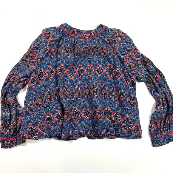 Blank London Cynthia Open Front Jacket Blue Print - Picture 4 of 9